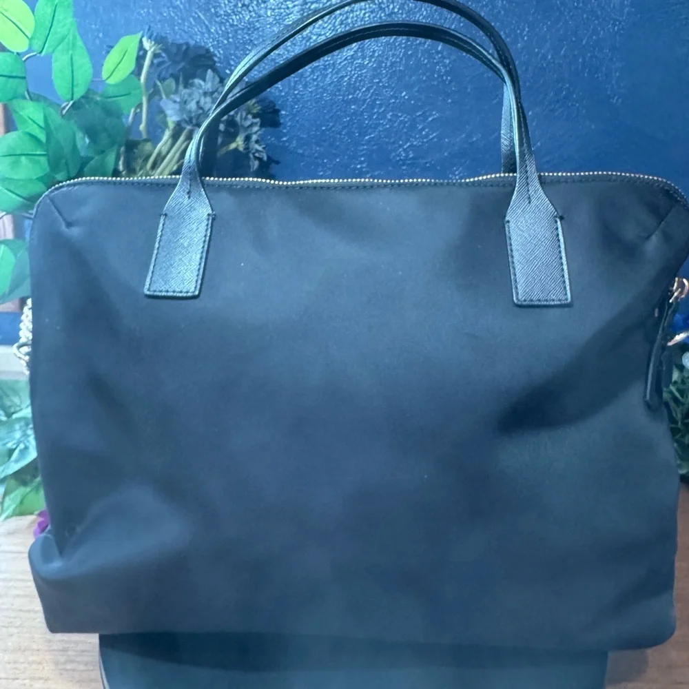 Kate Spade Black Avenue Daveney Nylon Laptop Bag